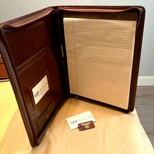 Bosca -Forever Classic Leather Portfolio never used .